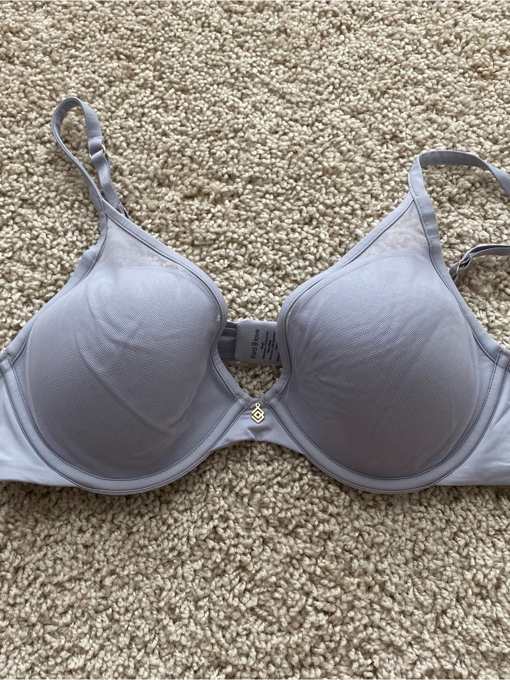 ThirdLove 24/7 Classic Uplift Plunge Bra 36B - Purple
